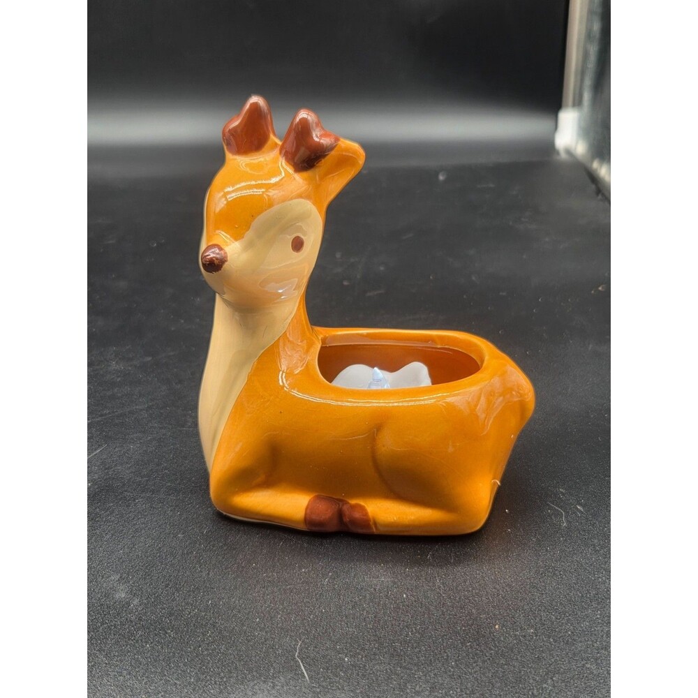 Dexter Ceramic Gift Animal Succulent Planter Sitting Deer